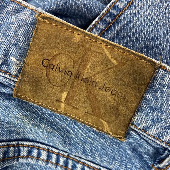 Vintage 90’s CK | Calvin Klein Distressed Mid Wash Jeans - Size 10 - Picture 10 of 10